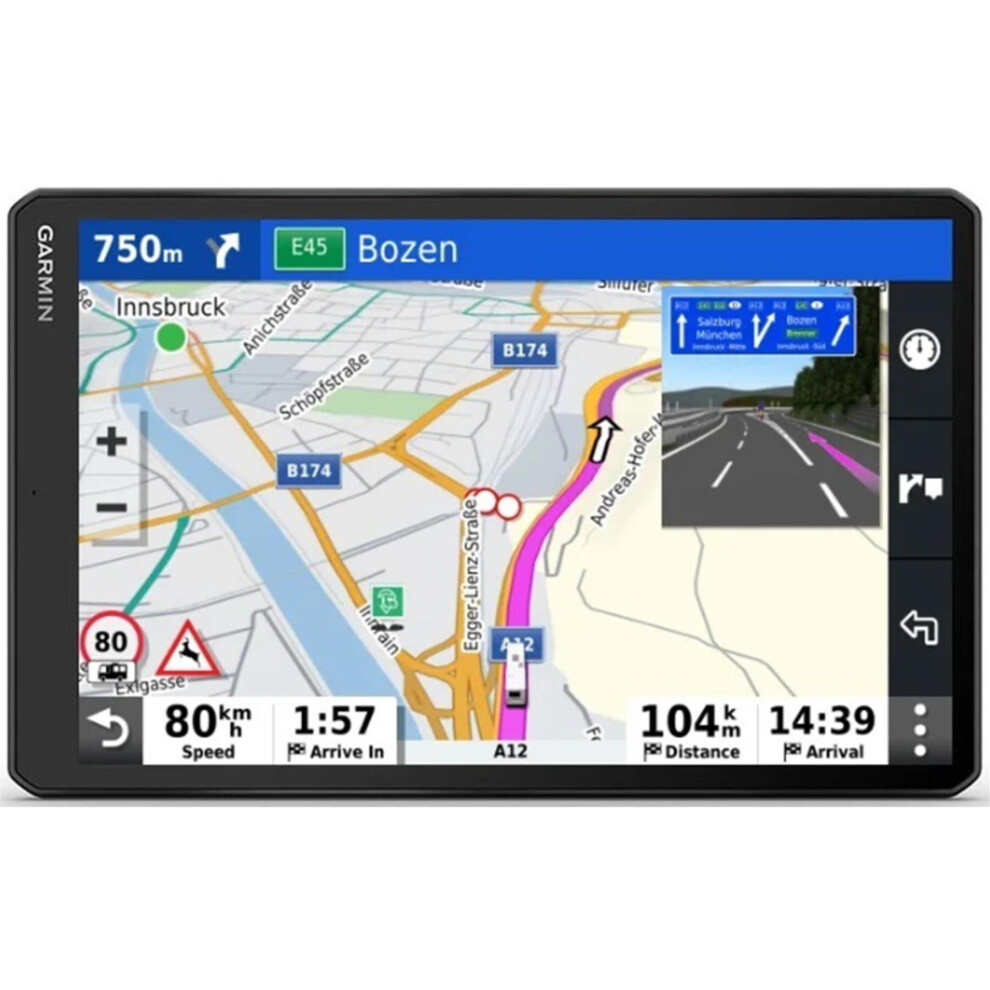 Garmin Camper 1090 10" Caravan/Motorhome GPS Sat Nav, Full Europe Maps