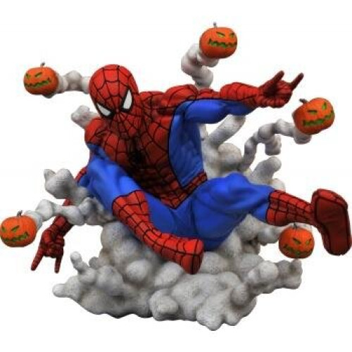 Diamond Select Diamond Select Toys Marvel Comic Gallery : Spider-Man Pumpkin Bombs PVC Diorama