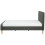 Beliani Fabric Double Bed Grey RENNES 5