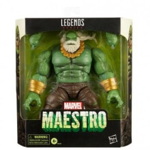 Figura Maestro de 15 cm de Marvel Hasbro Legends Series y 2 Accesorios para Niños de 4 Años en Adelante
