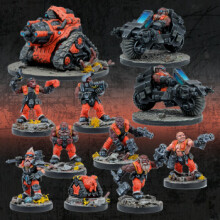 Mantic Games Deadzone Forge Father Brokkrs Booster - Tabletop Miniatures Wargame