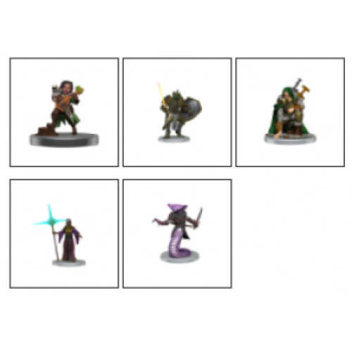 NECA Magic: The Gathering Miniatures: Περιπέτειες στα Ξεχασμένα Βασίλεια - Σετ Εκκίνησης Περιπέτειας