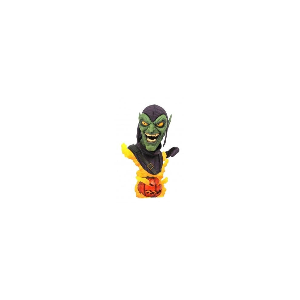 Diamond Select Toys Marvel Legends In 3D Goblin Scale Bust C: 1-1-2 - 1:2 Green