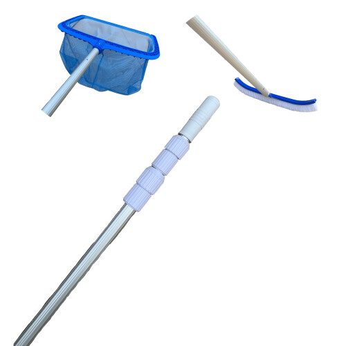 (4.5 Metre) Swimming Pool Telescopic Pole Pools Handle Vacuum 2