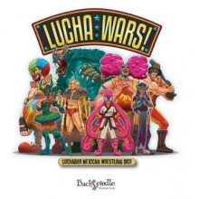 Lucha Wars Brädspel | Luchador Mexikansk Brottning Tärningar | Roligt Spel för Familjen | 1-8 Spelare | Ålder 6+