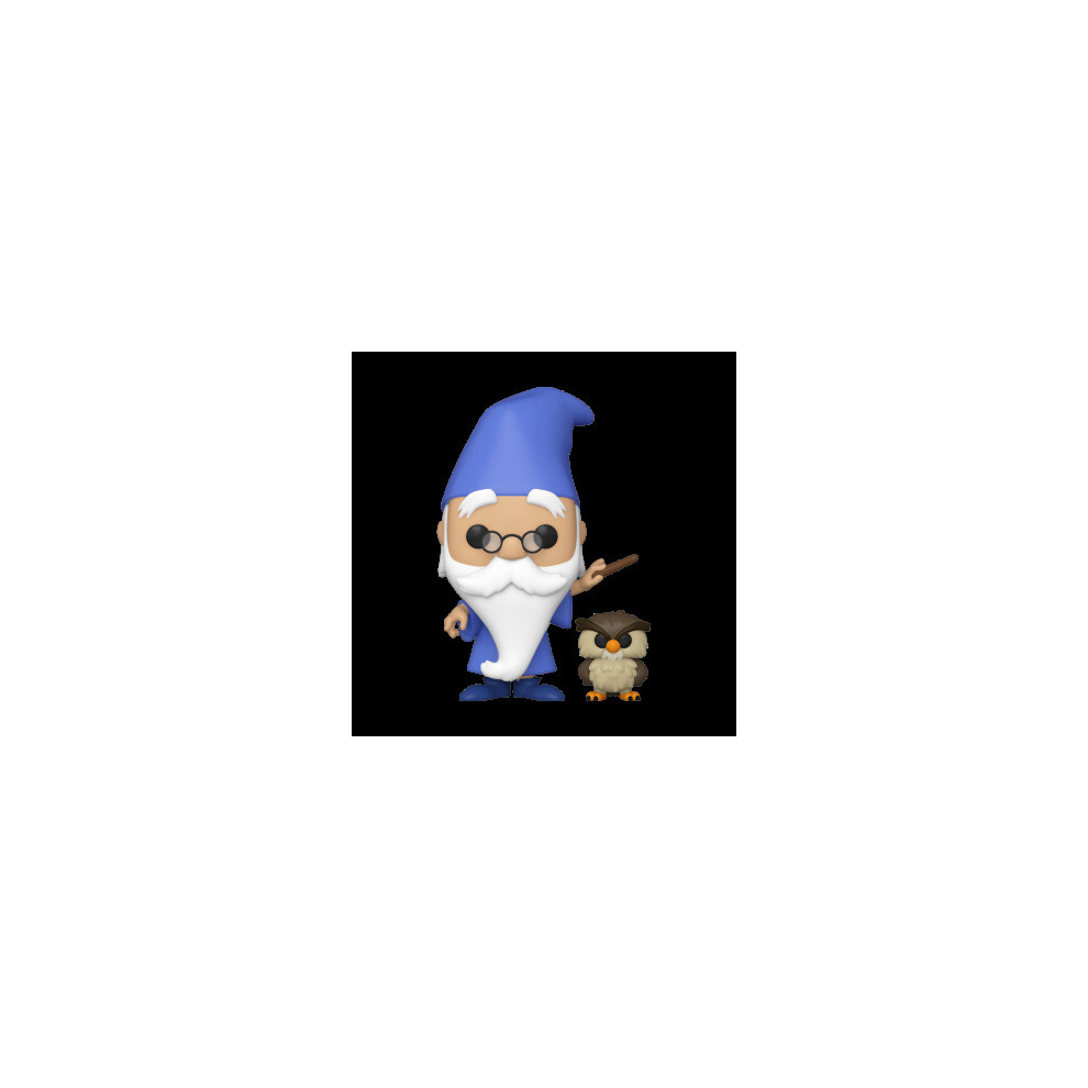 Photos - Action Figures / Transformers Funko Pop! & Buddy Sword In The Stone Merlin With Archimedes Vinyl Figure - 10 CM FK49152 
