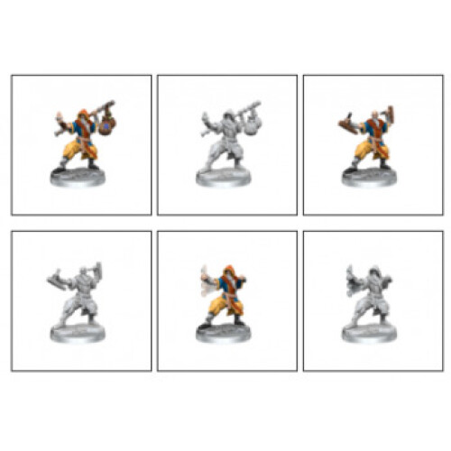 NECA WizKids/NECA D&D Frameworks: Human Monk Male 6
