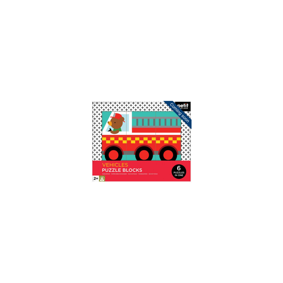 Abrams & Chronicle Vehicles Puzzle Blocks Size 6