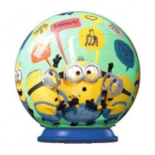 Ravensburger 3D Puzzle Ball Minions 2 72 Pieces Puzzle