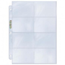 Ultra Pro Platinum 8-Pocket Page With 3-1 / 2 X 2-3 / 4 - 100 Pages