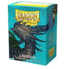 Arcane Tinmen Dragon Shield Dual Matt Sleeves Lagoon 'Saras' - 100 Sleeves