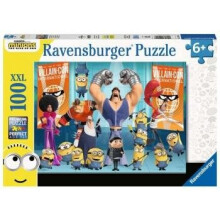 Ravensburger Minions 2: Il Ritorno di Gru Puzzle 100 Pezzi XXL per Bambini - Attività senza Schermo