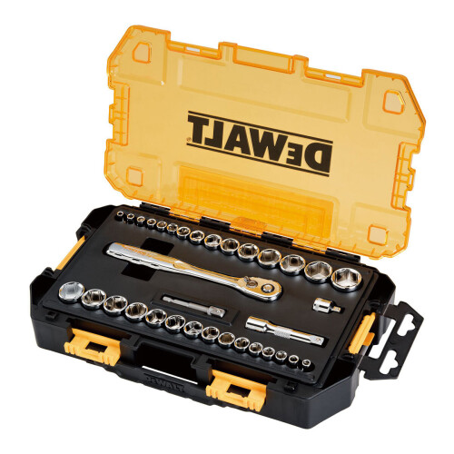 DeWalt DEWALT Mechanics Socket Tool Kit 34 Piece Stackable Carry Case