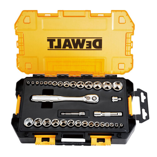 DeWalt DEWALT Mechanics Socket Tool Kit 34 Piece Stackable Carry Case 1