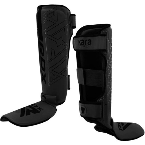 (Black, Small) RDX Shin Guards for Kickboxing, Muay Thai 2