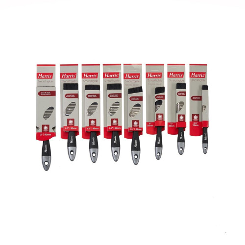 Harris Harris Smoothglide Paint Brush Soft Grip Handle Smooth Finish 16 Piece 2