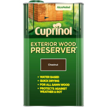 (Chestnut) Cuprinol Exterior Wood Preserver 5L
