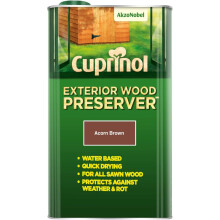 (Acorn Brown) Cuprinol Exterior Wood Preserver 5L