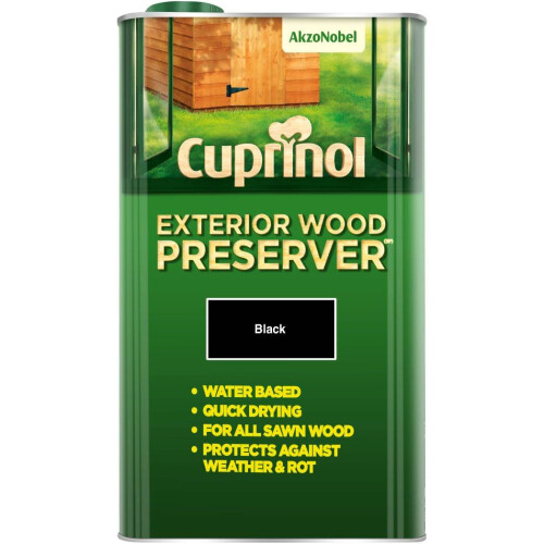 Cuprinol (Black) Cuprinol Exterior Wood Preserver 5L