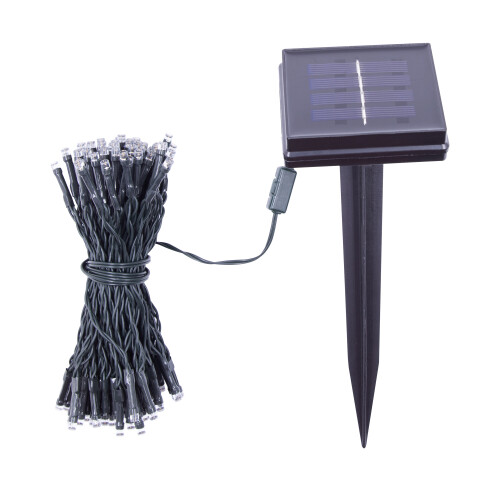 (Bright White) GardenKraft 2-Pack LED Solar Powered Outdoor String Lights 1