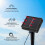 (Bright White) GardenKraft 2-Pack LED Solar Powered Outdoor String Lights 4