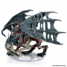 WizKids Erwachsener Grüner Dracolich - Boneyard D&D Icons of Realms Gargantuan | Mini