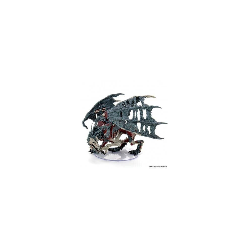Neca Wizkids/Neca D&D Icons Of The Realms Miniatures: Boneyard Premium Set Dracolich - Set Of 18 Green