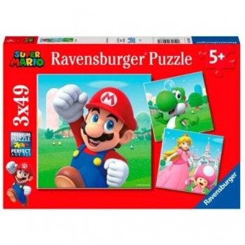 Ravensburger Ravensburger Super Mario 3 X 49 Pieces Puzzle - Jigsaw Puzzle