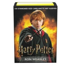Arcane Tinmen Dragon Shield Matt Art Sleeves Wizarding World Ron Weasley - 100 Sleeves
