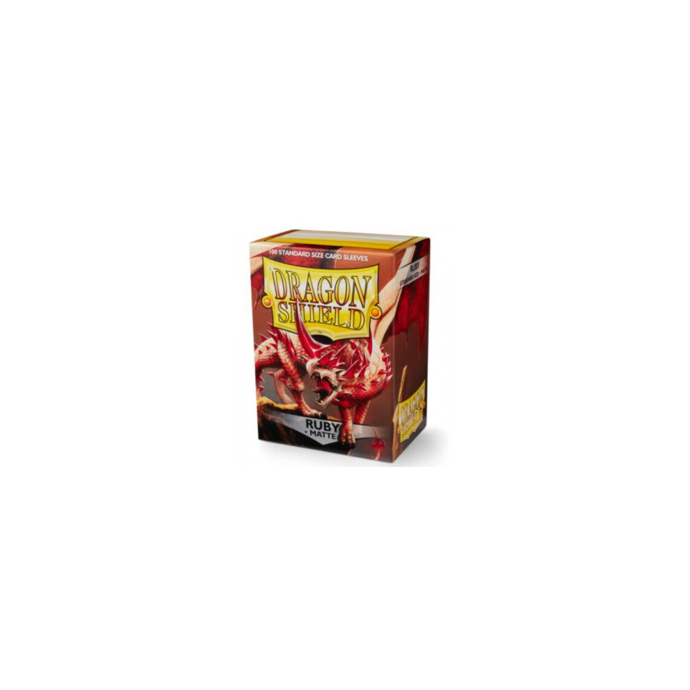 Arcane Tinmen Dragon Shield Matt Sleeves Ruby - 100 Sleeves