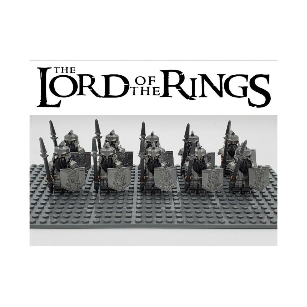 (Dewarf Heavy Spear) Lord of the Rings Dewarf Gondor Rohan Minifigures