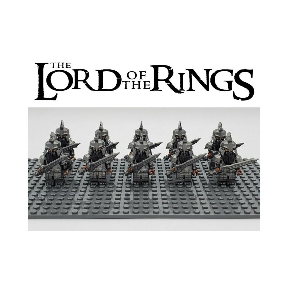 Lego Compatible Minifigures (Dewarf Heavy Greatsword) Lord Of The Rings Dewarf Gondor Rohan Minifigures