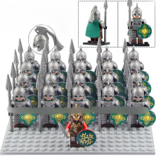 (Garde du Roi de Rohan n3) Le Seigneur des Anneaux Dewarf Gondor Rohan minifigurines