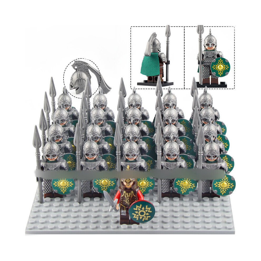 (Rohan Kings Guard #3) Lord of the Rings Dewarf Gondor Rohan Minifigures