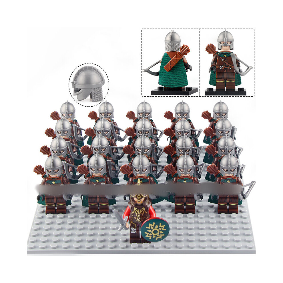 (Rohan Archer) Lord of the Rings Dewarf Gondor Rohan Minifigures