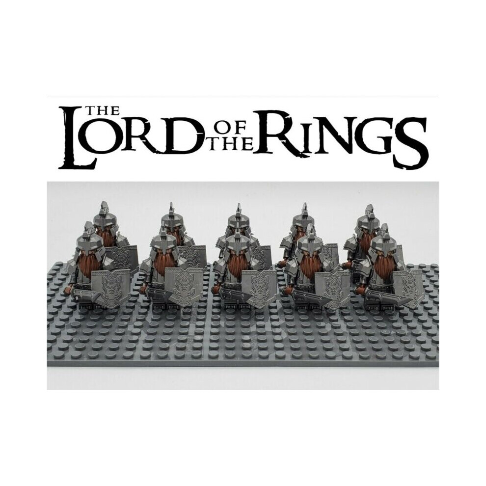 Lego Compatible Minifigures (Dewarf Heavy Longsword) Lord Of The Rings Dewarf Gondor Rohan Minifigures