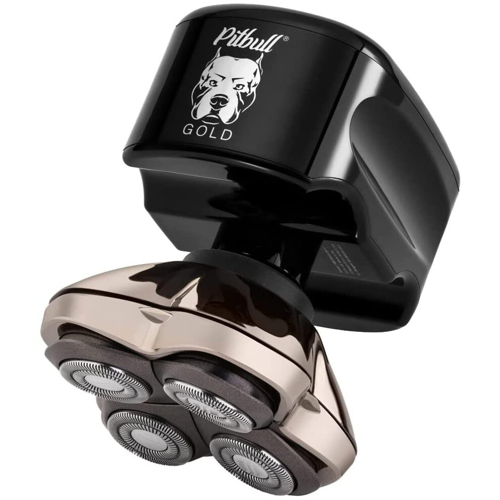 Skull Shaver Pitbull Gold PRO Mens Electric Head and Face Shaver