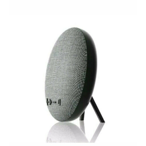 Tzumi Grey Small Deco series Bluetooth Speaker Grey 2