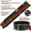 (White, Medium) RDX Weight Lifting Belt Powerlifting, 6mm 7