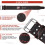 (Red, Large) RDX Weight Lifting Belt Powerlifting, 6mm 6