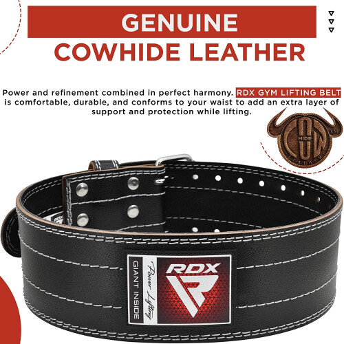RDX Weight Lifting Belt Powerlifting, 6mm 2