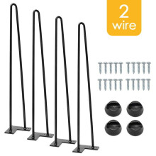 (4) Hairpin Table Legs Hair Pin Legs Set