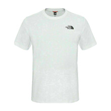 (White, L) The North Face Cotton Simple Dome T-Shirt for Men