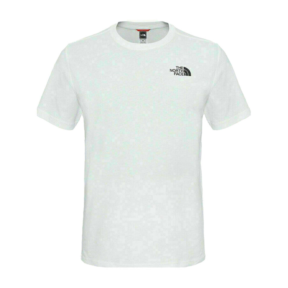 (White, M) The North Face Cotton Simple Dome T-Shirt for Men