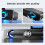 LED USB Wired Sound Bar Stereo Speakers TV Computer USB For PC Tablets 7