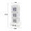 3M 12Way Switched Surge Protected Extension Tower Multi Socket 4 USB 2
