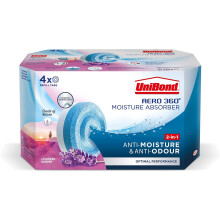 Aero 360 Lavender Moisture Absorber Refills Pack of 4 Tabs for AERO 360 Dehumidifiers