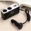 12v 2 Way Dual Port Car Cigarette Lighter Power Socket Charger Adapter 3