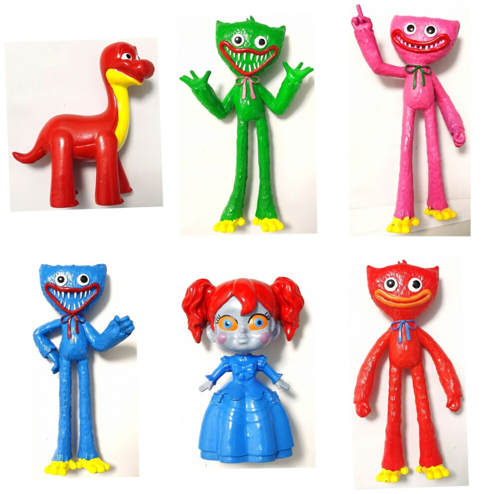 Photos - Action Figures / Transformers 6Pcs Poppy Playtime Action Game Figure Toy Collectible Gift