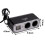12v 2 Way Dual Port Car Cigarette Lighter Power Socket Charger Adapter 2
